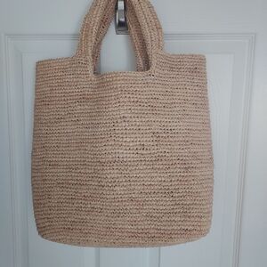 Tommy Bahama  Tan Woven Tote Bag,Brand New, Never Used